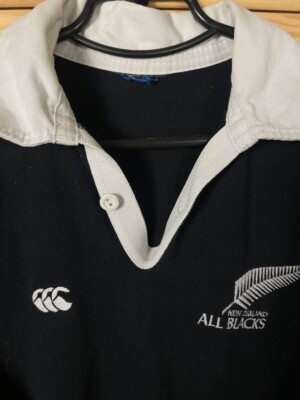 ALL BLACKS NEW ZEALAND VINTAGE JERSEY RUGBY UNION SHIRT CANTERBURY