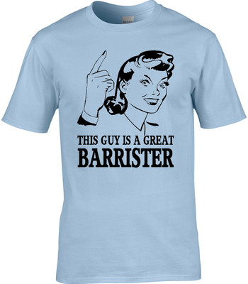 Barrister Mens T-Shirt Gift Idea Lawyer Legal Occupation Work Job Solicitor