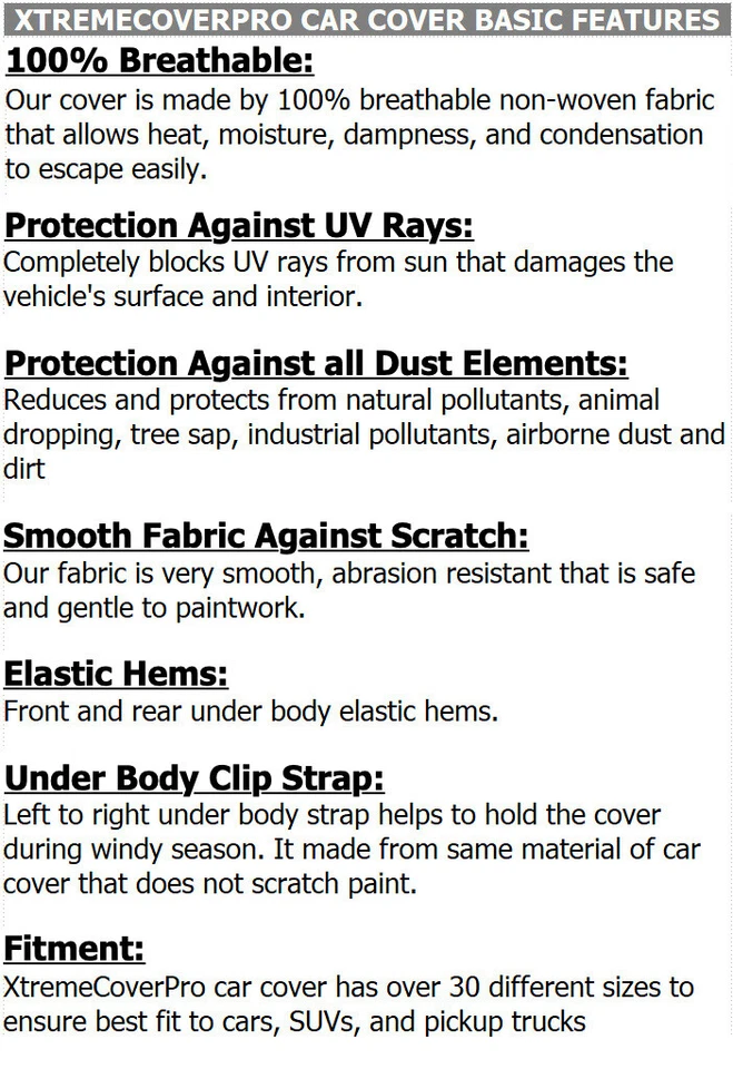 Funda de coche para Ford Flex ✅Protección UV✅Transpirable✅Bolsillo espejo✅Garantía Foto 3 de 4