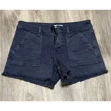 Vigoss gray/blue denim pocket jean shorts size 25
