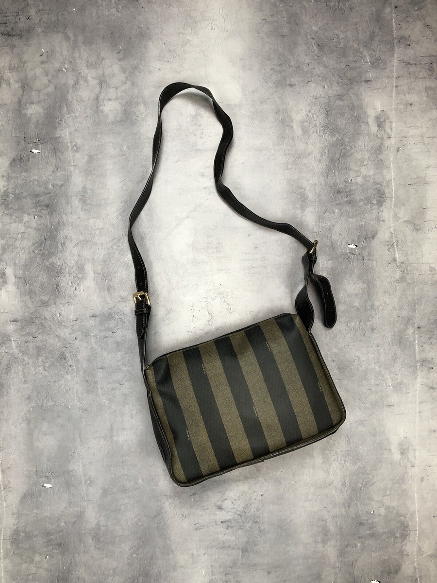 【送関込】FENDI☆Lycra Striped Pequin Waist Leg Fendi Vintage Pequin Stripe Crossbody Bag | eBay