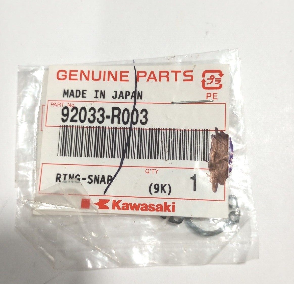 Kawasaki Snap Ring NOS 92033-R003 (L-2135) | eBay