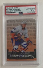 Kieffer Bellows Signed 20-21 O-Pee-Chee Platinum ON CARD Auto PSA/DNA Islanders