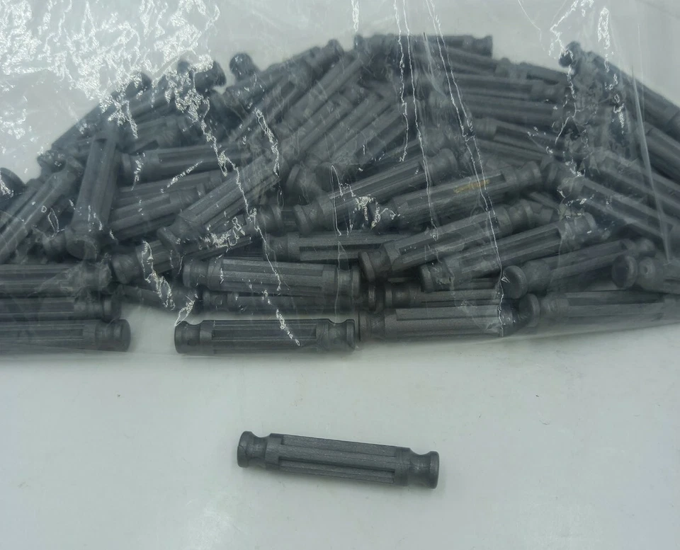 K’NEX Screaming Serpent Roller Coaster Parts Only - Small Gray Sticks (84 PCs) - Image 3 of 4