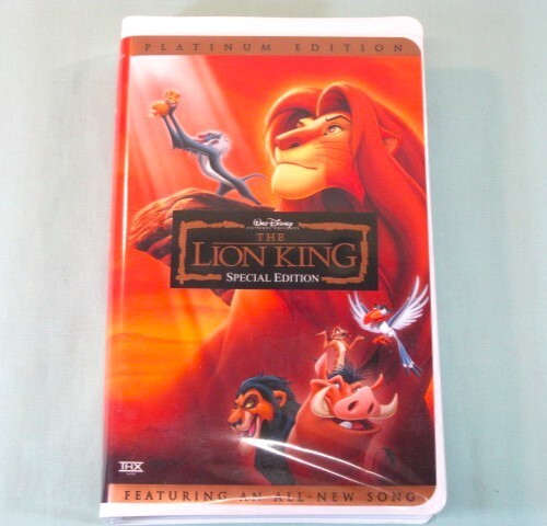 Disney The Lion King VHS Platinum Edition 2003 Release - Picture 1 of 3