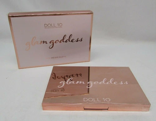 Doll 10 Proven Beauty Solutions Glam Goddess Face and Eye Palette NEW