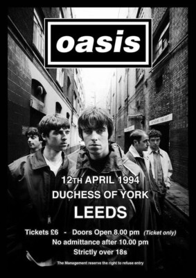 1994 OASIS CONCERT POSTER WALL ART PRINT ENGLAND 10X15INCH | eBay