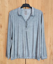 Damen Bluse ~ von soquesto ~ Gr. 44 ~ steingrau ~ neu