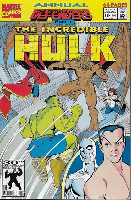 The Incredible Hulk Annual No.18 / 1992 The Return of the Defenders Part 1