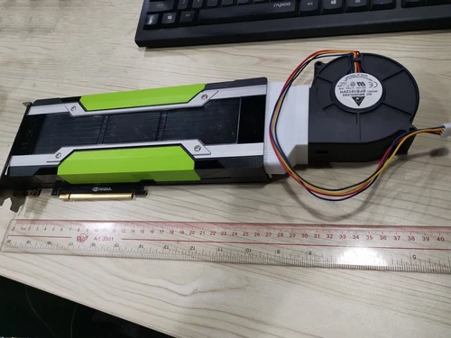 Nvidia Tesla P40 24GB GPU GDDR5 PCIE Graphics Accelerator Card with Cooling Fan