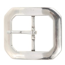 1 5/8" 40 mm Single Prong Octagon Rectangular Belt Buckle
