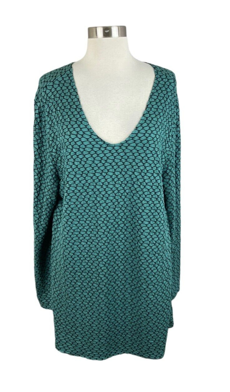 Habitat Clothes to Live In XL Teal Black Textured Str… Gem