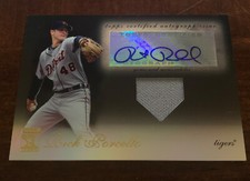 2009 Topps Tribute Auto Relics Black Rick Porcello Auto Jersey 31/50 Tigers