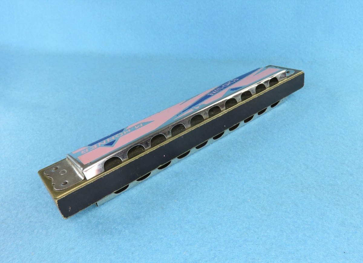 Vintage Boxed M .Hohner Echo-Luxe Harmonica in C | eBay