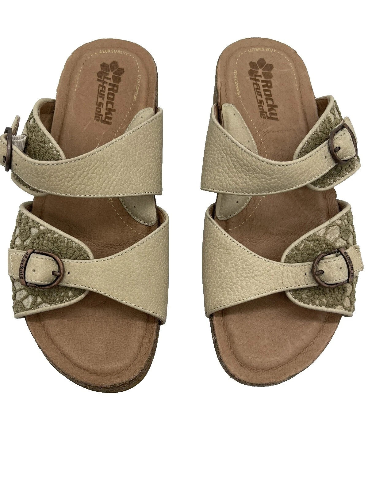 Sandalias de cuero superior ROCKY para Mujeres