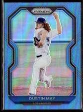 2021 Panini Prizm Carolina Blue Dustin May Los Angeles Dodgers #205