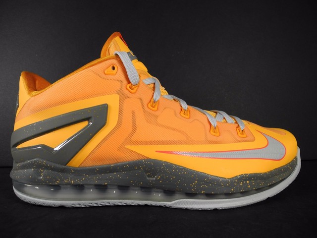 lebron james orange shoes