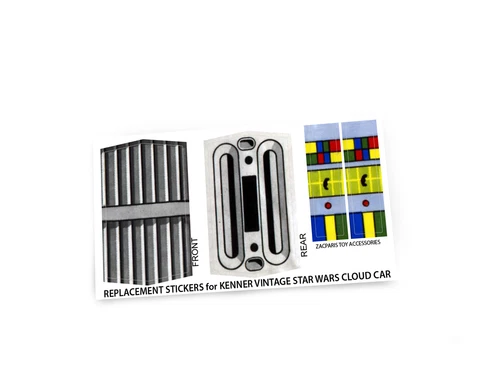Custom Star Wars Vintage Kenner Cloud Car stickers - Twin-Pod Cloud Car