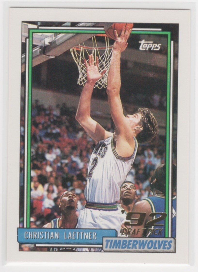 1992-93 Topps #334 Christian Laettner RC Rookie