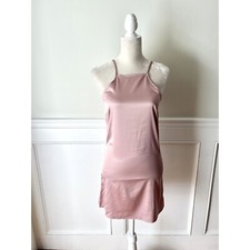 Forever 21 NWT Satiny Slip Dress Pink XS