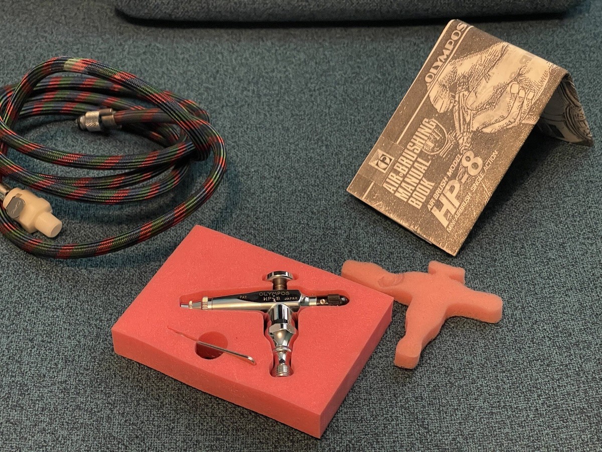 オリンポス エアーブラシ  YOUNG 8 新品同様 OLYMPOS YOUNG SINGLE ACTION MINI AIRBRUSH GUN HP-8 JAPAN MAKEUP