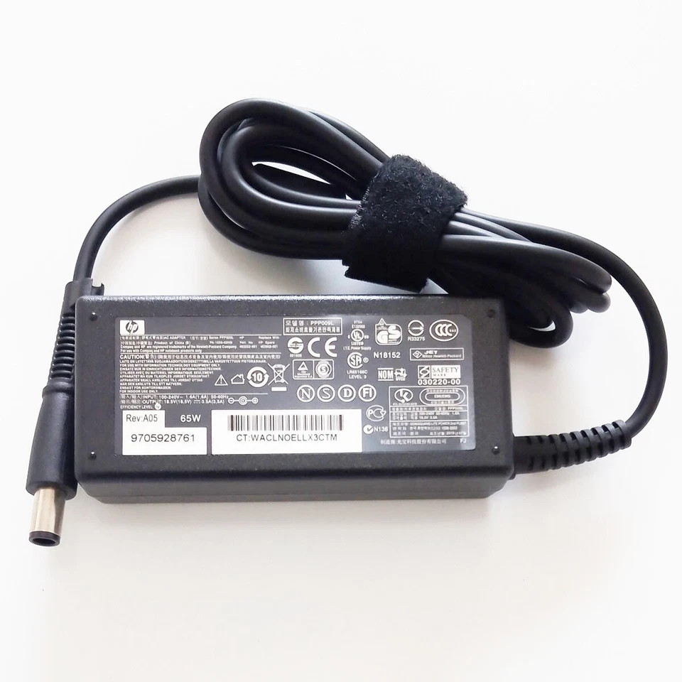 Genuine Adapter Battery Charger For HP Notebook G4 G5 G6 G7 7.4*5.0mm 18.5V 3.5A - Image 2 of 2