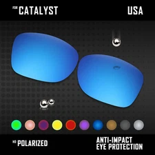 Anti Scratch Polarized Replacement Lot Lenses for-Oakley Catalyst OO9272 Options