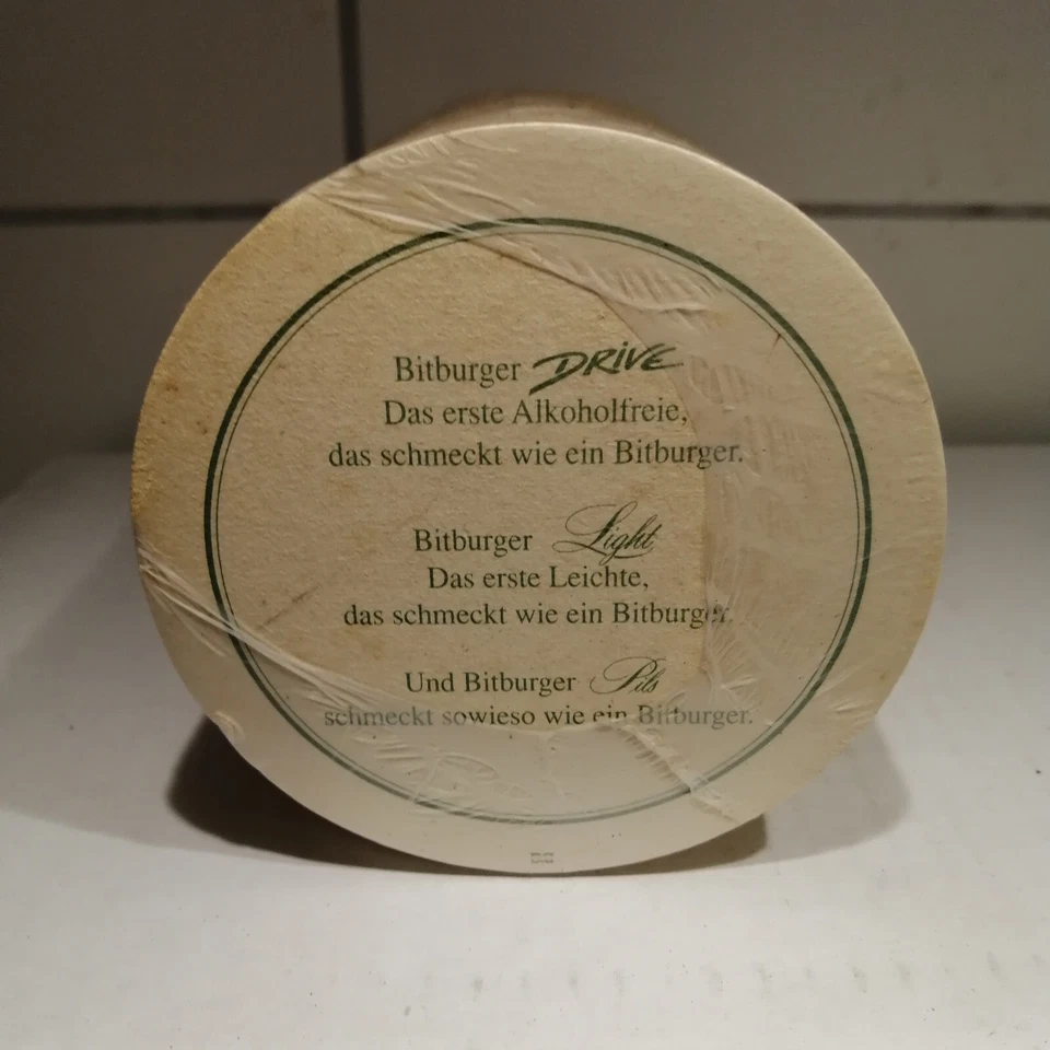 Bierdeckel Bitburger 70er Untersatz rund RARITÄT siehe Text - Bild 2 von 3