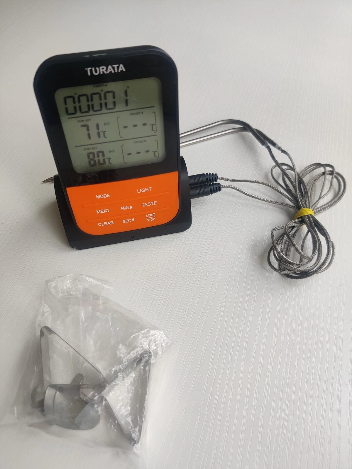 TURATA Wirelss Cooking Meat Food Thermometer
