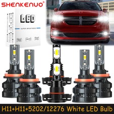 Per Dodge Grand Caravan 2011-2019 Lampadina Faro Led Faro Alto Basso Fendinebbia Z8