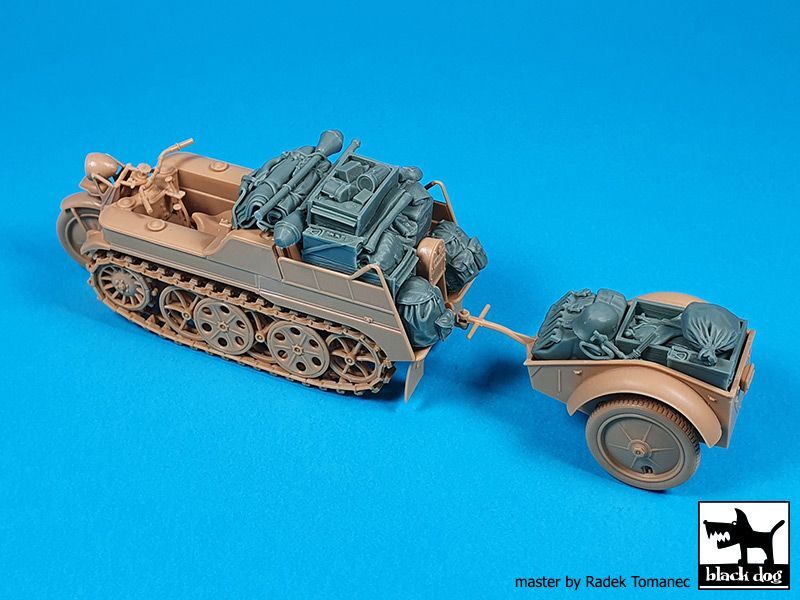 Black Dog T35262 1/35 German Sd.Kfz 2 Chainkrat set accessori per Tamiya