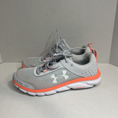 Under Armour Charged Assert Gray Running Shoes Women US Size 10