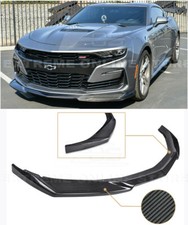For 19-up Camaro Zl1 Style Carbon Fiber Front Bumper Lip Splitter Extension