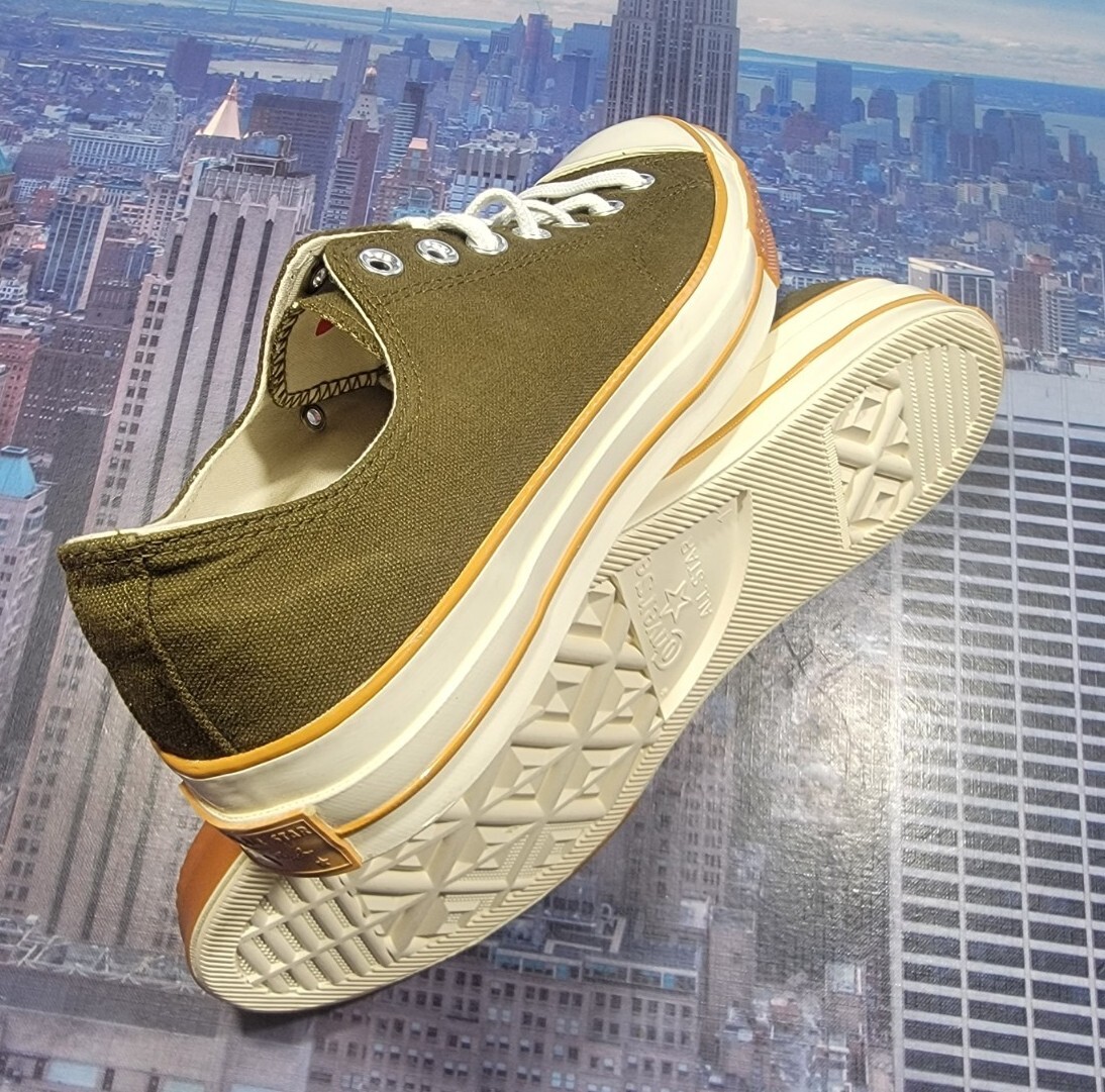 オリーブ☆ Converse Chuck 70 Ox Low Top Surplus Olive/Gum Honey Mens Size 11