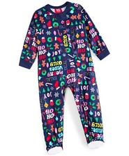 Family Pajamas Matching Baby Holiday Toss One-Piece Footed Pajamas, 6-9MO