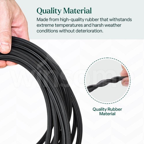 UPVC Window & Door Gasket Seal Flipper Double Glazing Rubber Draught Seal 6M - Picture 3 of 7