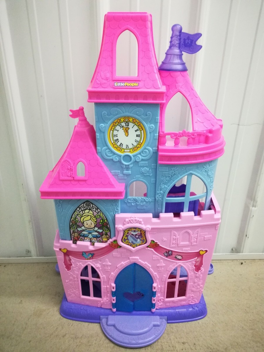 2016 Fisher Price Little People Disney Princess Magical Wand Castle NO WAND