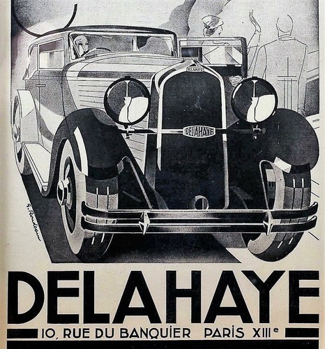 Original French Advertising Poster for the Delahaye Motor Vehicle - Foto 3 di 3