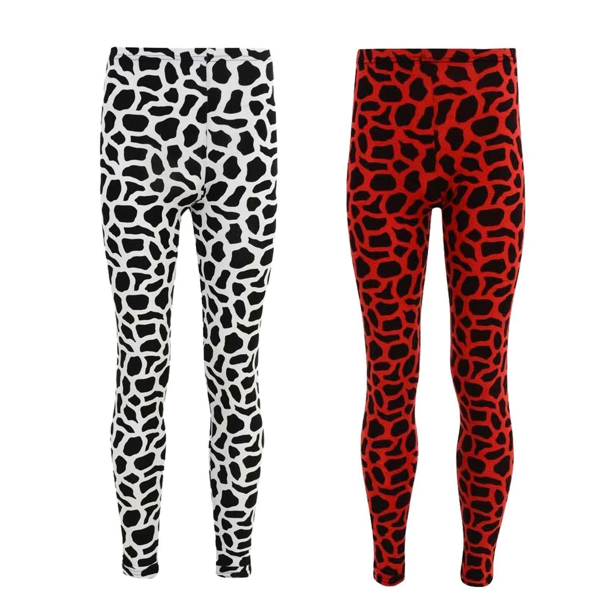 Girls Legging Kids Animal Giraffe Print Fashion Dance Leggings Age