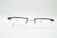 Vintage 1st Edition 8010 Multicolor Silver Half Rim Glasses Frame NOS