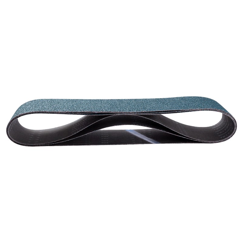 SATC 4" X 36" PREMIUM GREEN ZIRCONIA SANDING BELTS, 3 PACKS 60 Grit Sandpaper