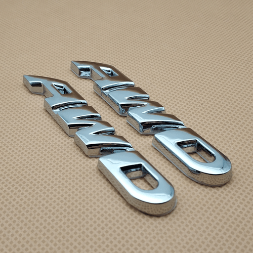 2Pcs Metal Chrome AWD Letters Badge Trunk Fender Silver Car Emblem Sticker Decal - Bild 5 von 6