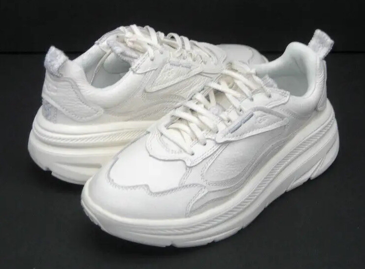UGG CA1 Women's Leather Sneakers in White Size US 8.5 UK 6.5 EU 39.5  