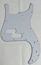 White 3-Ply For Fit Fender '62 Precision P Bass Style Guitar Pickguard