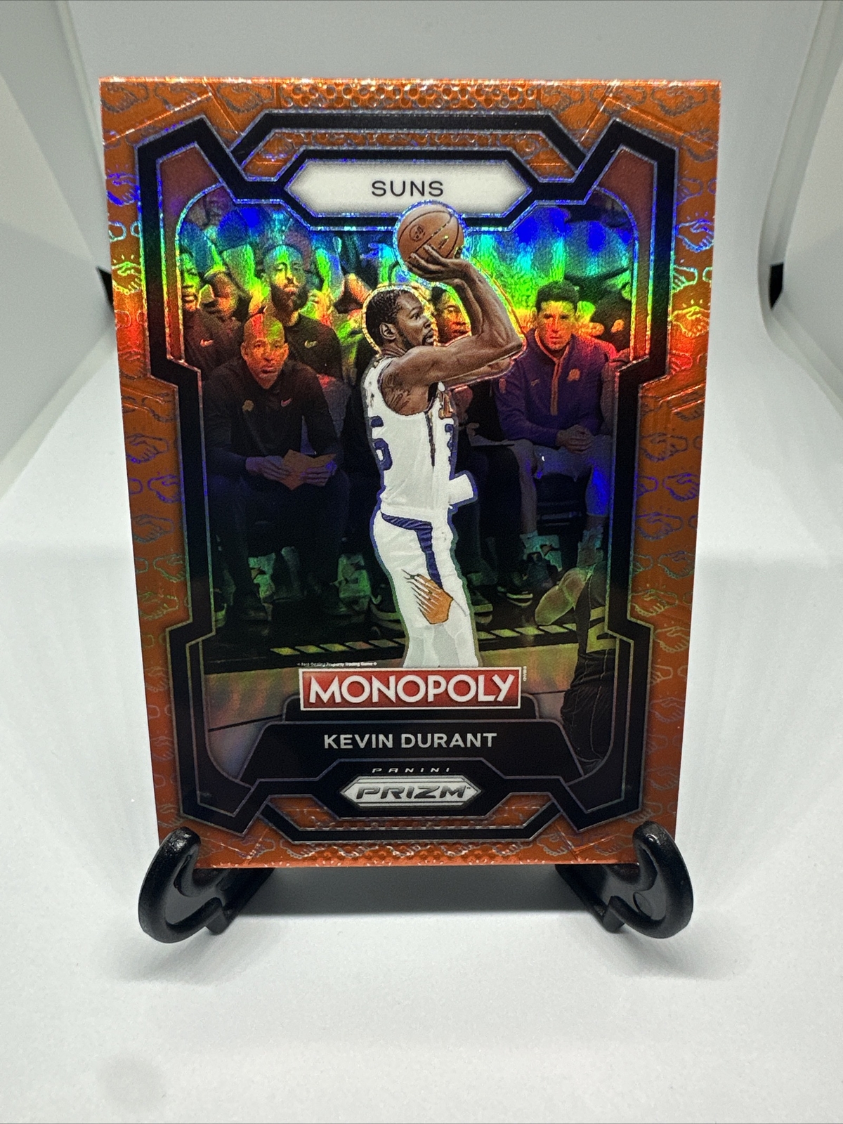 2023-24 Prizm Monopoly Kevin Durant Handshake Deal Prizm SP #70 Suns