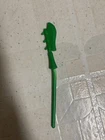 VINTAGE MATTEL MOTU HE-MAN SCAREGLOW FIGURE ORIGINAL GREEN HALBERD STAFF PART