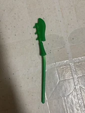 VINTAGE MATTEL MOTU HE-MAN SCAREGLOW FIGURE ORIGINAL GREEN HALBERD STAFF PART