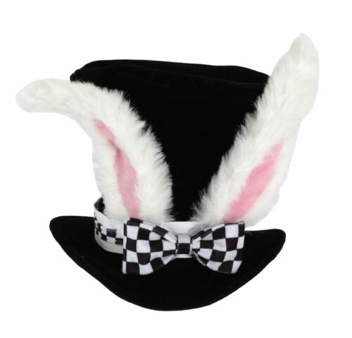 Accessoire costume - chapeau blanc oreilles de lapin - Photo 1/1