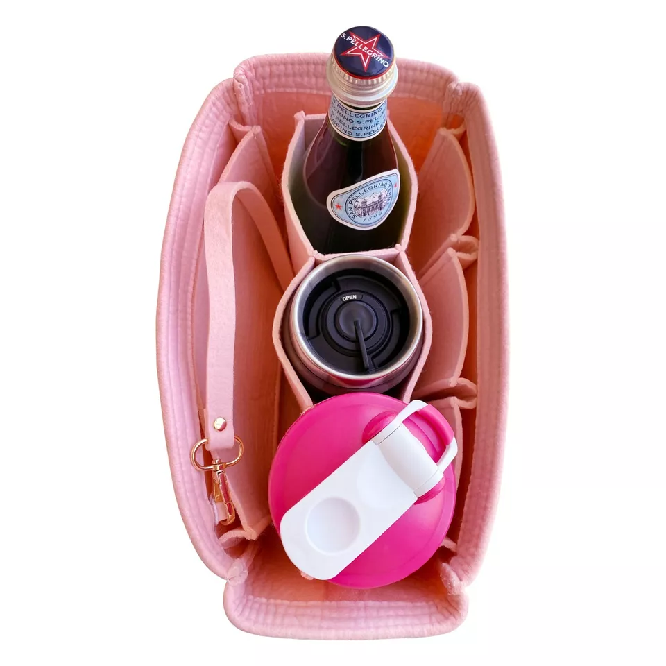 AlgorithmBags® Purse Organizer Insert for Longchamp Le Pliage, Rose Pink, NWT - Image 2 of 4