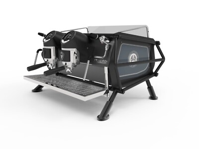 SAN REMO CAFE RACER NAKED 2 GROUP BLACK BRAND NEW ESPRESSO COFFEE MACHINE CAFE